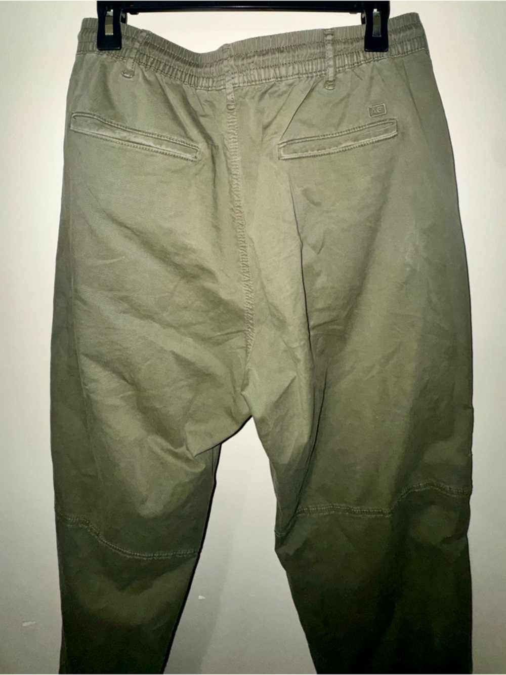 American Eagle Outfitters Olive Green Drawstring Joggers - Picture 7 of 10